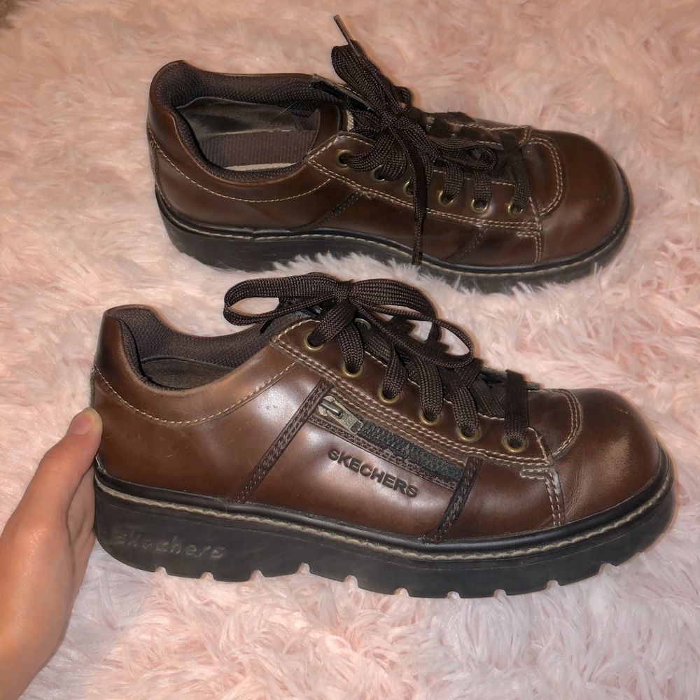 Y2K Sketchers Platform Boots
